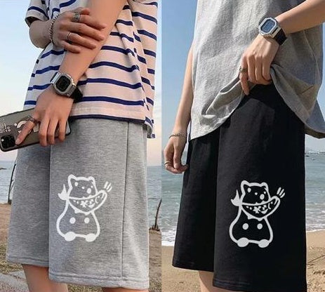 Hong Kong Style Straight Sports Pants