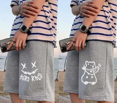 Hong Kong Style Straight Sports Pants